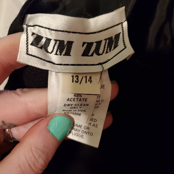 Vintage 80s Formal Black Sequin Halter Neck Side Slit Maxi Dress Goth Retro Glam - Picture 6 of 12